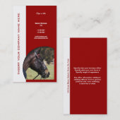 馬の業務市場 名刺 (正面/裏面)