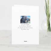 馬の歴史芸術に関する中世の騎士 カード (裏面)