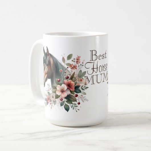 馬の母 コーヒーマグカップ (正面左)