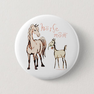 馬の母 缶バッジ