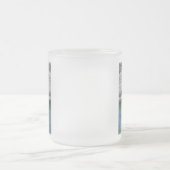 馬の水の反射 フロストグラスマグカップ (中央)