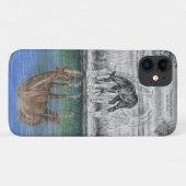 馬の水の反射 Case-Mate iPhoneケース (裏面(横))