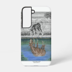 馬の水の反射 SAMSUNG GALAXY S22ケース