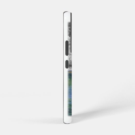 馬の水の反射 SAMSUNG GALAXYケース (右側面)