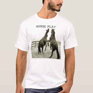 馬の演劇 Tシャツ