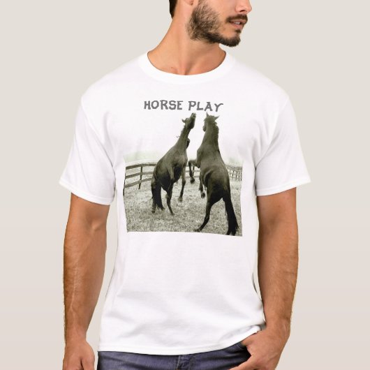 馬の演劇 Tシャツ (正面)