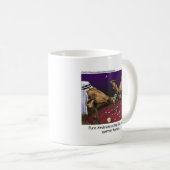 馬の漫画のギフトティー&収集品 コーヒーマグカップ (正面右)