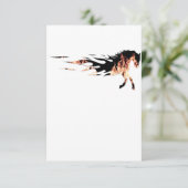 馬の炎、馬のロゴ、馬 サンキューカード (スタンド正面)