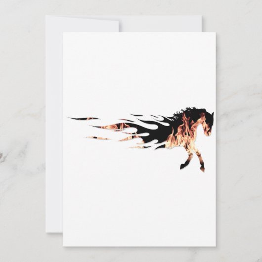 馬の炎、馬のロゴ、馬 シーズンカード (正面)