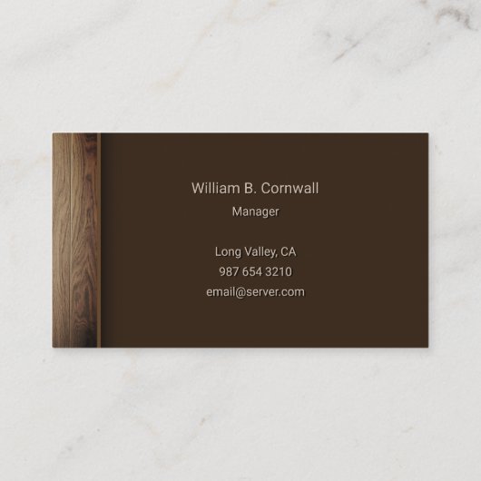 馬の牧場 名刺 (裏面)