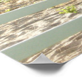 馬の牧草写真のポスターアート ポスター (角)