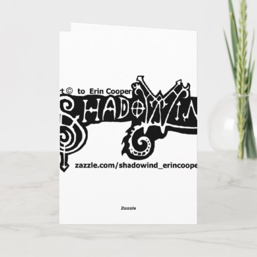 馬の献身〜サンセットホースのグリーティングカード カード (裏面)