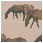 馬の生地を牧草を食べること ファブリック (クローズアップ)