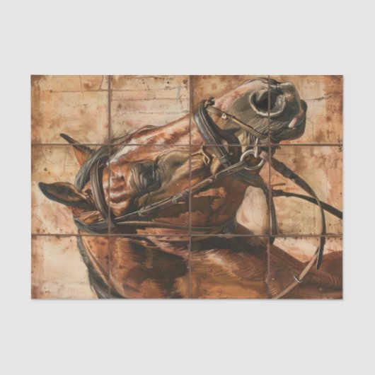 馬の生活 薄葉紙 (正面)