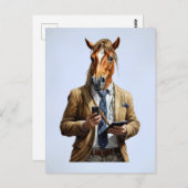 馬の男のはがき ポストカード (正面/裏面)