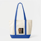 馬の男性tシャツ動物のイラストレーション馬のエンジン トートバッグ (正面)