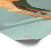 馬の男、咸陽、陝西 ポスター (角)