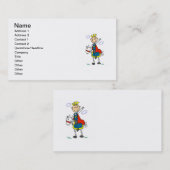 馬の白馬の王子様 名刺 (正面/裏面)