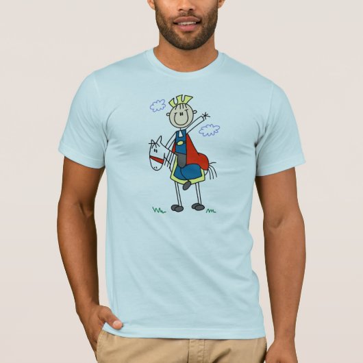 馬の白馬の王子様 Tシャツ (正面)