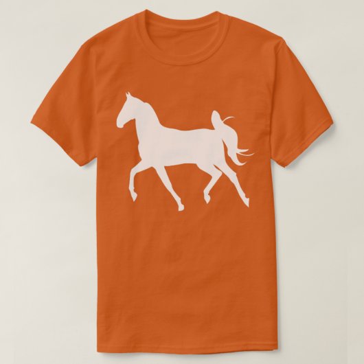 馬の白 Tシャツ (デザイン正面)