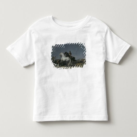 馬の盗人、19世紀 トドラーTシャツ (正面)