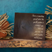 馬の目の優しい知恵 フォトプラーク (側面)