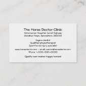 馬の目 名刺 (裏面)