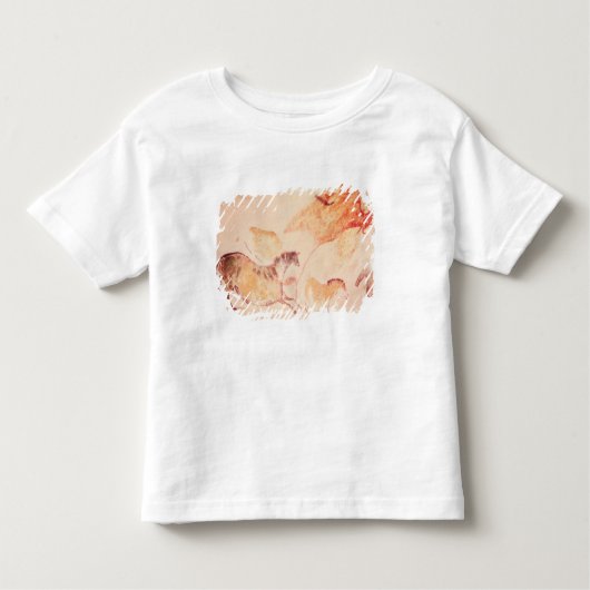 馬の石の絵画、紀元前のc.17000 トドラーTシャツ (正面)
