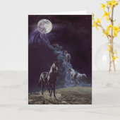 馬の祖先 カード (黄色い花)