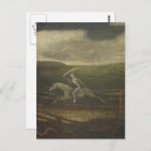 馬の競走路や淡い色の死 ポストカード (正面/裏面)