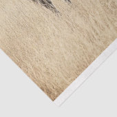 馬の範囲のヴィンテージセピアデクページ 薄葉紙 (詳細)