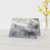 "馬の精神"の悔やみや弔慰カード カード (黄色い花)