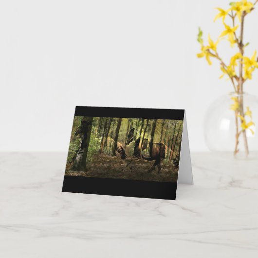 『馬の精霊のノート』 カード (黄色い花)