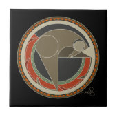 馬の精 タイル (正面)