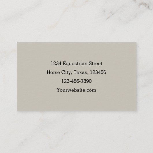 馬の素朴畑 名刺 (裏面)