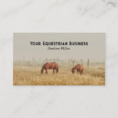 馬の素朴畑 名刺 (正面)