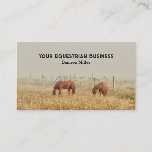 馬の素朴畑 名刺 (正面)