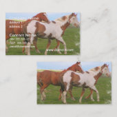 馬の組の名刺 名刺 (正面/裏面)