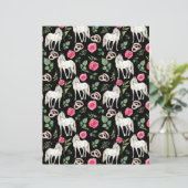 馬の結婚スクラップブック紙イン・ブラック (スタンド正面)