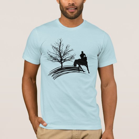 馬の絵画のTシャツ Tシャツ (正面)