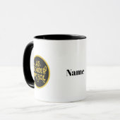 馬の縁どマグで米国のパトロールエージェント マグカップ (正面左)