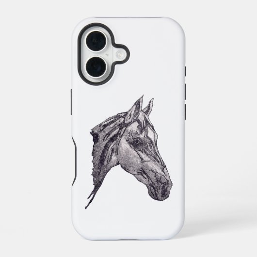 馬の美しさ  iPhone 16ケース (裏面)