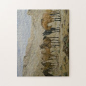 馬の群れのパズル ジグソーパズル (縦)