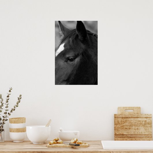 馬の群れ ポスター (キッチン)