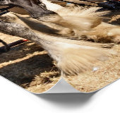 馬の耕作 ポスター (角)