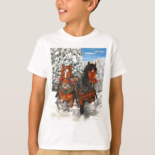 馬の耕作 Tシャツ (正面)