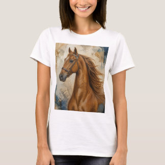 馬の肖像画 Tシャツ