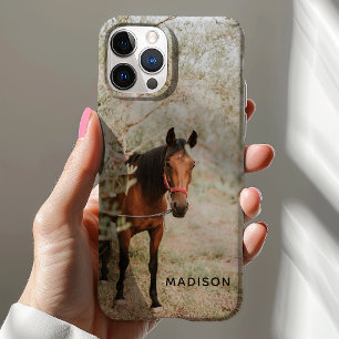 馬の肖像 オーダーメイド 馬の動物 パーソナライズ iPhone 12ケース
