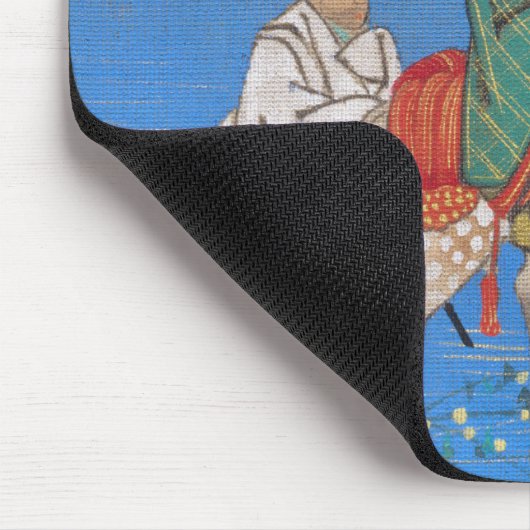 馬の背の交差の川(1839年)のオスの宮廷人 マウスパッド (コーナー)