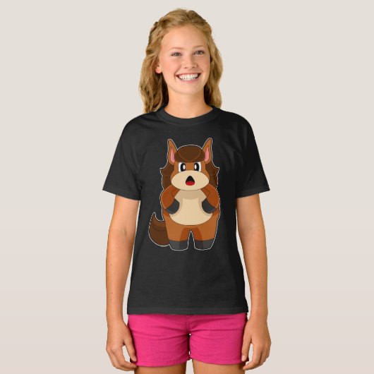 馬の脂肪 Tシャツ (正面フル)